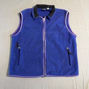 Patagonia Synchilla Fleece Vest Size XL Blue Made in USA